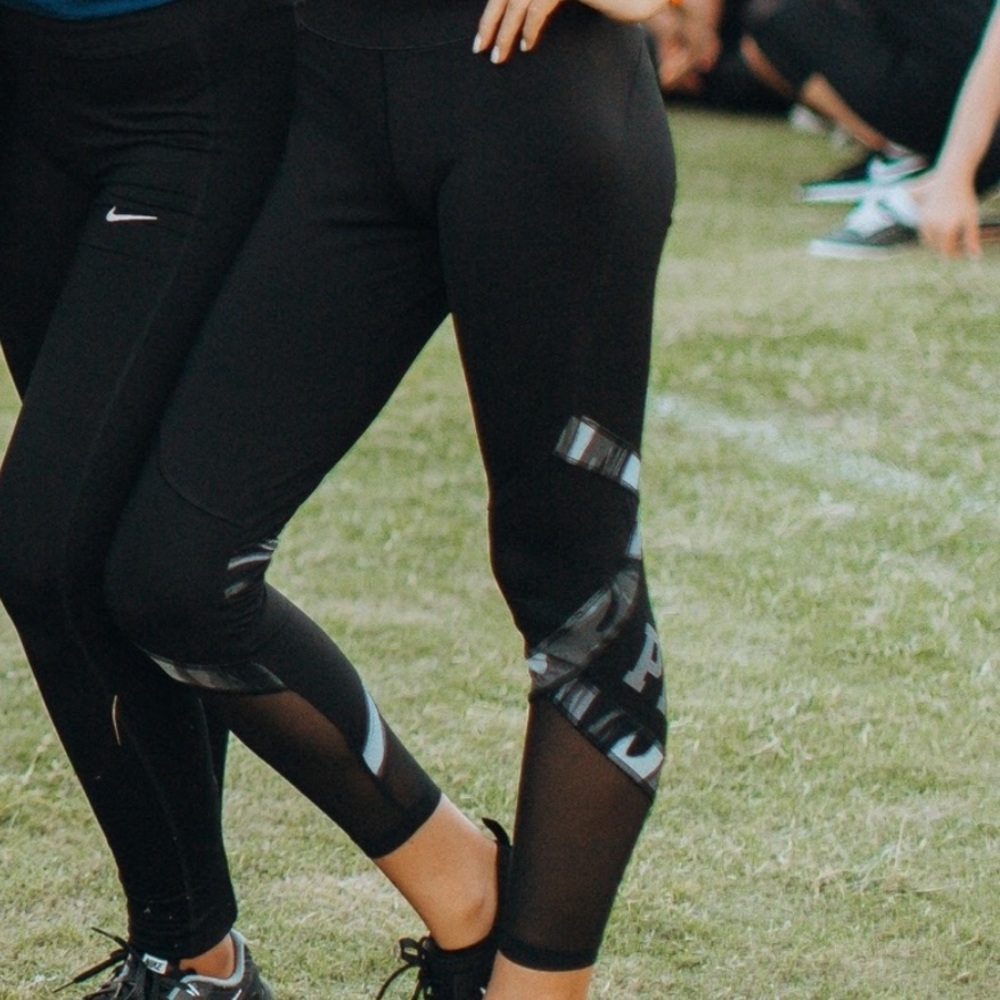VS PINK Ultimate mesh logo leggings